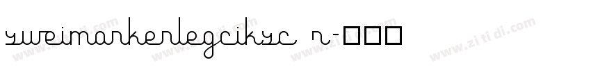 sweimarkerlegciksc r字体转换